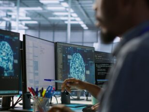Machine learning expert in data center maintaining company network